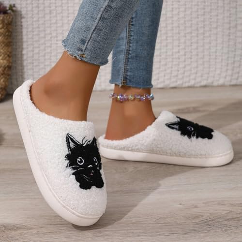 Plush Animal Slippers for Women Men Winter Warm Home Slippers Indoor Outdoor Comfortable Fuzzy House Shoes2