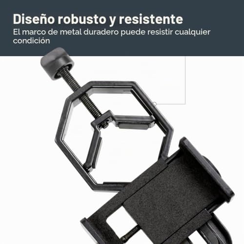 Adaptador Celestron 81035 universal de smartphone para microscopios y lupas 5