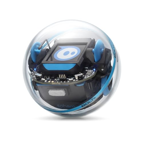 Sphero BOLT+: Codificación Robot Ball   Programación Principiante a Avanzada   Dibujo, Bloques, JavaScript   Pantalla LCD animada   Duradero y resistente al agua   Juguetes para niños y adolescentes