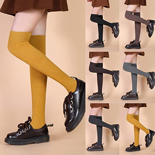 Children's Socks Stockings Autumn Winter Style Black Day System Calf Socks Pile Socks Over The Knee Socks Cut Cotton2