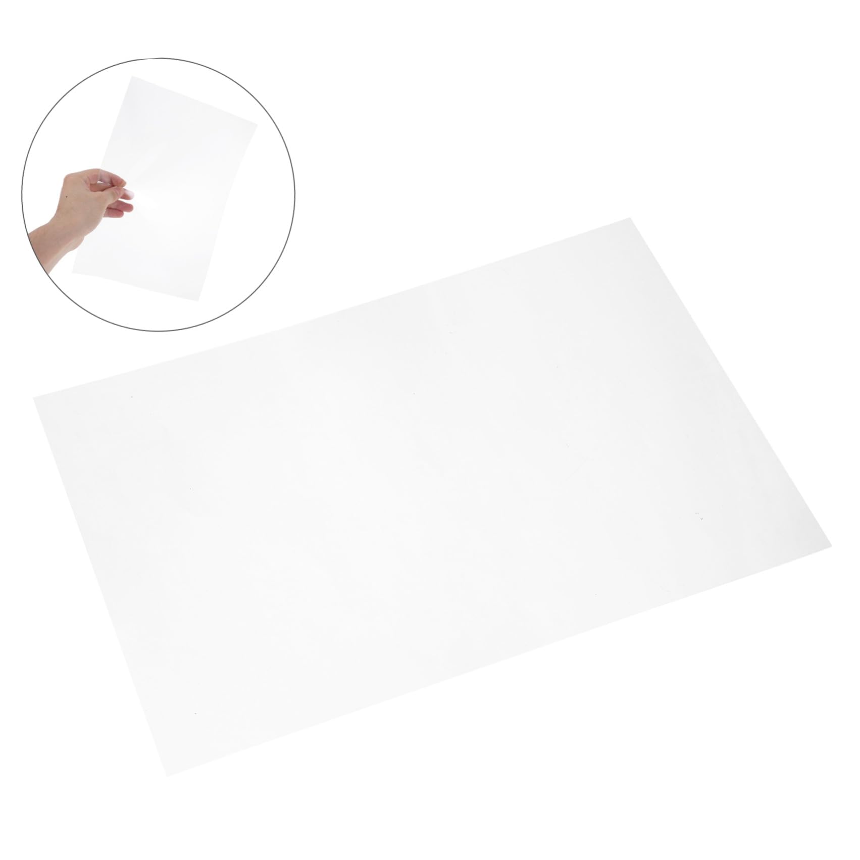 COHEALI 100 Pezzi Copertina Protezione Resistente e Trasparente per Rilegatura Formato Documenti con Design Sottile Menu per Impiego D'ufficio