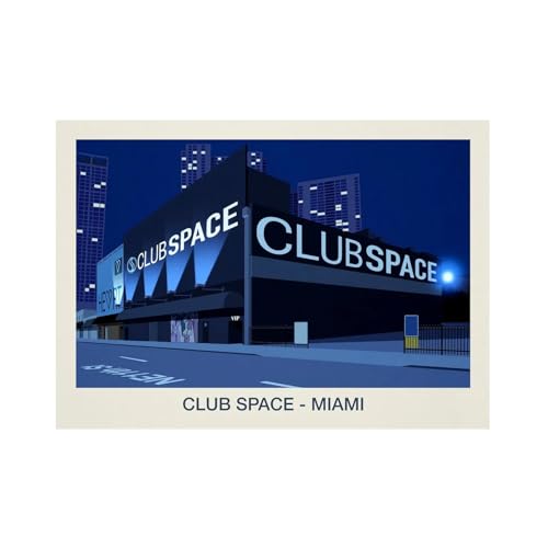 CLUB SPACE NIGHTCLUB POSTER 70cm x 100cm