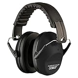 Vanderfields Hearing Protection for Shooting –Compact Foldable Portable Earmuffs