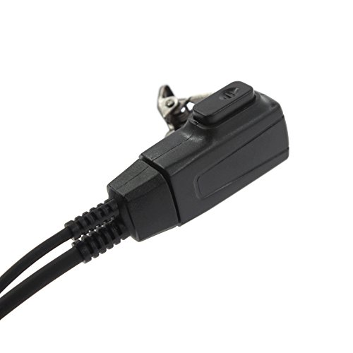 Aoer 10 Pack D Shape Earpiece Headset Ptt For Kenwood Puxing Wouxun Baofeng Two Way Radio Walkie Talkie 2Pin #TOP6