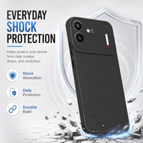 Image of FIRST MART Matte Silicone Back Cover for Nothing (4b) - Black