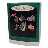 Hallmark 1993 Tiny Green Thumbs Six Tiny Mice Collection Set of 6 Miniature Ornaments QXM4032