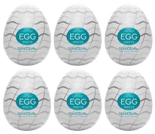 Masturbateur Tenga Œuf Wavy II avec relief vagues pour sensations intenses