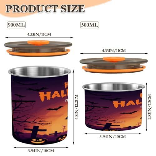 Envase hermético de acero inoxidable para café 17oz miniatura 2