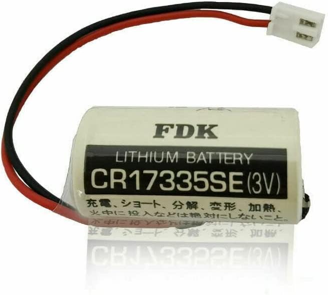 Miniatura 7 de XIAOXX Paquete de 5 baterías de litio no recargables de 3V CR17335SE 1800mAh para FDK CR17335SE 3V Epson Robot Controller RC Series Batería
