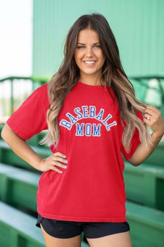 Image of Mama Shirts for Womens Sport Mom Tshirt Ball Mom Gift Tops