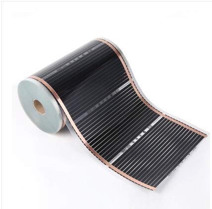 JIALUN ZFX-QIGUAN, 1pc 400w/m2 Infrared Carbon AC220V Underfloor Heating Film Low Electrical Warm Mat (Color : 50cmX8m)