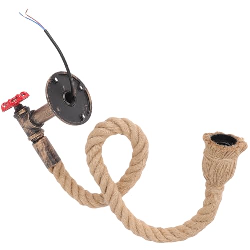 Luz de cuerda decorativa Cabilock con base de hierro estilo industrial E27
