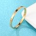 FOLOOTY Cubic Zirconia Bracelet Bangle, 18K Gold Plated Titanium Steel, Friendship Love Cuff Bangle for Women, Trendy Simple Jewelry Gift (Gold, 6.5')