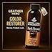 Leather Hero Leather Color Restorer Kit – Scratch Remover & Leather Dye for Couches, Furniture, Shoes, Car Seats – Easy DIY Recoloring Balm Alternative – Made in USA (Dark Brown)