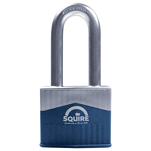 Henry Squire & Sons hsqw65ls 65 mm Warrior Alta Seguridad Candado de grillete Largo  Azul