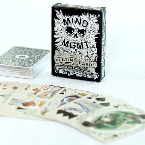 Baraja de naipes Mind MGMT con 52 cartas y habilidades únicas miniatura 4