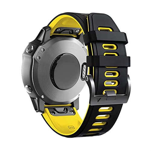 Bracelet montre 22mm Fenix 5 5Plus silicone agate libération rapide - 4