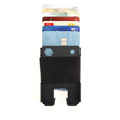 Ranger Minimalist RFID Blocking Front Pocket Wallet For Men Rugged Material BLK