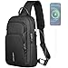 hk Herren Umh&auml;ngetasche Sling Tasche Passt f&uuml;r iPad 11,3 Zoll Anti-Diebstahl, Schultertaschen Crossbody-Taschen Outdoor Wasserdicht Casual zum Wandern,Arbeit,Radfahren