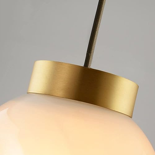 Miniatura 8 de Lámpara de araña LED moderna, iluminación colgante de mediados de siglo para cocina, isla de globo, barra de techo de cristal, lámpara moderna de