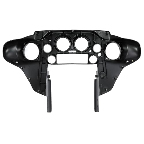 ALMULOO Front Batwing Upper Inner Fairing Compatible With Harley Davidson 1996-2013 Touring Street Glide Electra Glide FLHX FLHTC FLHTCU FLHT Black ABS Plastic by ALMULOO - Used condition - Image 3