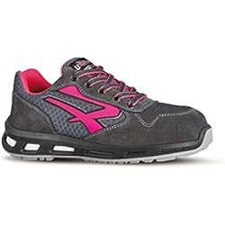 Zapatos U Power Red Lion U-Power Red Lion Verok, Adventure, zapatos de seguridad unisex, ligeros, flexibles, antipinchazos, antideslizantes, con inserto Infinergy, con puntera de aluminio - Pink Rose 39