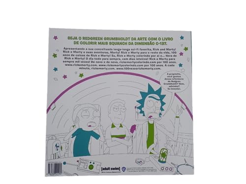 Rick and Morty - Livro para colorir oficial: Rick and Morty - Livro para colorir oficial: - Imagem 3