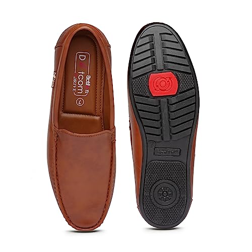 Image of Action-DRIVE-41 Lightweight Comfortable Synthetic Leather Loafers for Men