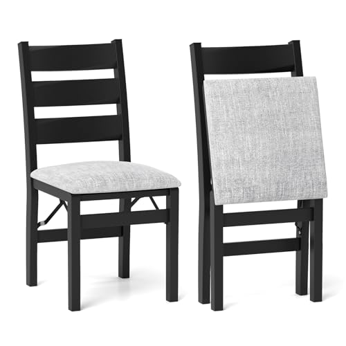 Giantex Modern Slatted Back Chair