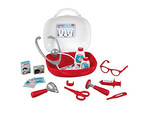 Smoby Toys - Arztkoffer Kinder (klein) - Spielzeug-Doktorkoffer mit...