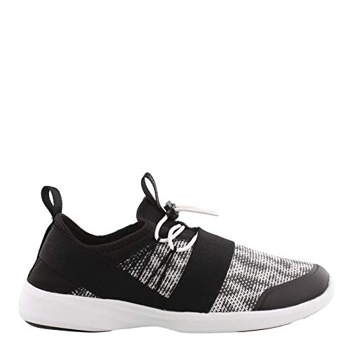Vionic Women's, Alaina Stretch Sneakers Black White 8 M