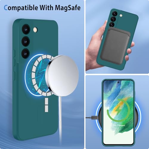 Coque Samsung S21 FE MagSafe silicone doux antichoc - 4