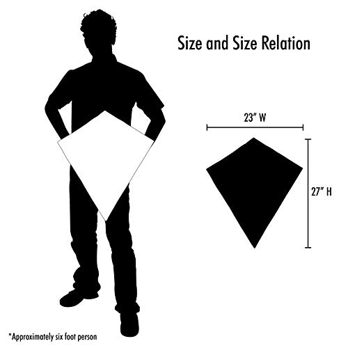 In the Breeze 3302 - Cool Arch 27-inch Diamond Kite - Colorful, Easy-Flying, Single-Line Kite - Thumbnail 4
