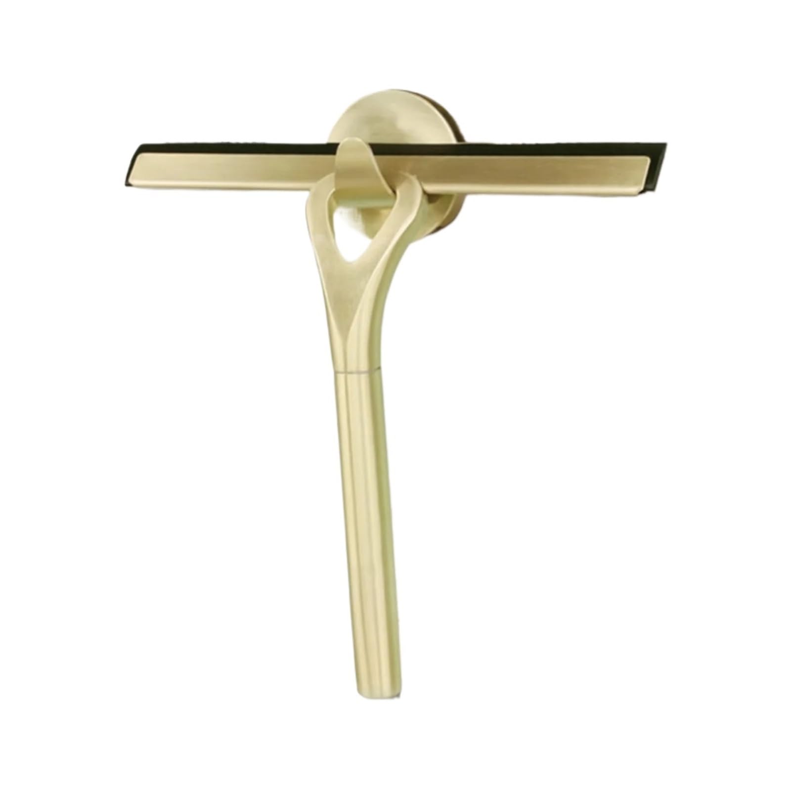 Rasqueta Cristales Shower Squeegee Scrubber Stainless Steel Bathroom Cleaner Wiper For Mirror(Gold)