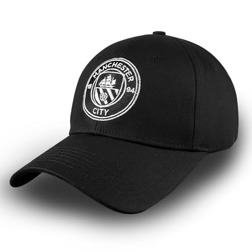 1863FC Manchester City FC Mono Badge Gorra Negra miniatura 3