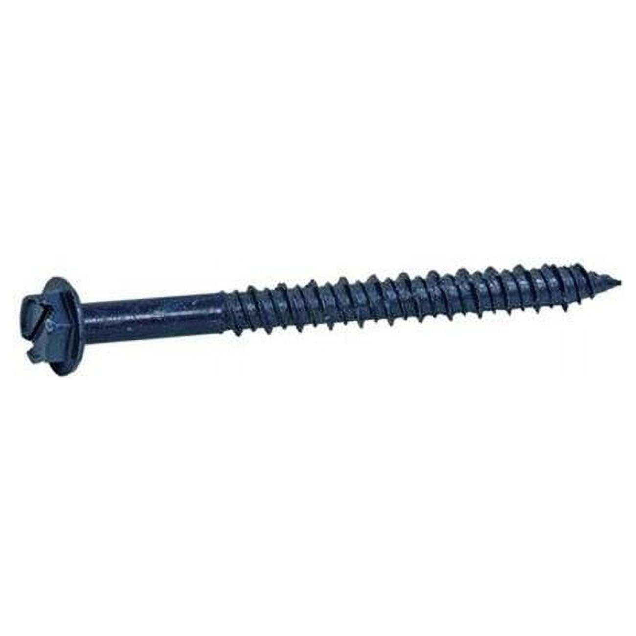 0.187 x 4 in. 1 lbs Hex Washer Head Steel Concrete Screws