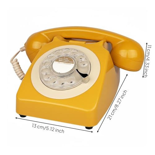 Téléphone rétro combiné rotatif pour rompre avec le tout numérique
