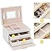 Caja Joyero Caja de Joyas, Cofres para joyas 3 Niveles Jewelry Organizer...