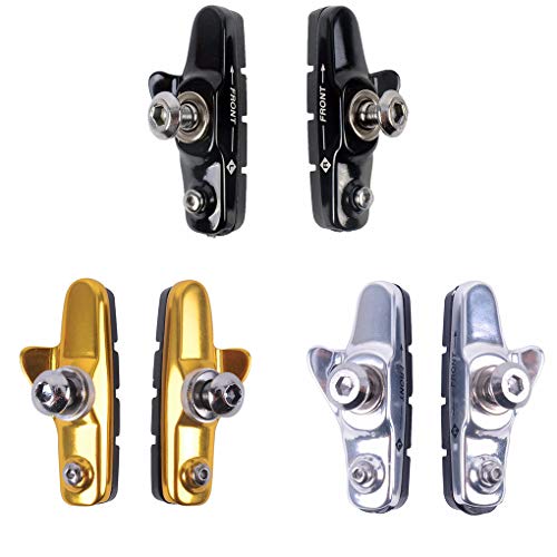 1 par de ciclismo de estrada da bicicleta C-brake Titular Shoe bicicleta Brake Rubber Pad Bloco de a