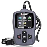 CGSULIT OBD2 Scanner Car Code Reader, New SC204 Mini OBDII Diagnostic Tool for Vehicle Check Engine Light, Emission Analyze, View Freeze Frame, Smog Check, Car Health Monitor and Repair Tool, Grey
