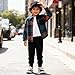 Voxikodex Size 2 3 Years Toddler Boys Clothes Plaid Shirts Sweatshirts & Cargo Pants 2PCS Little Boys Fall Fashion Outfits Sets Green(2-3T)