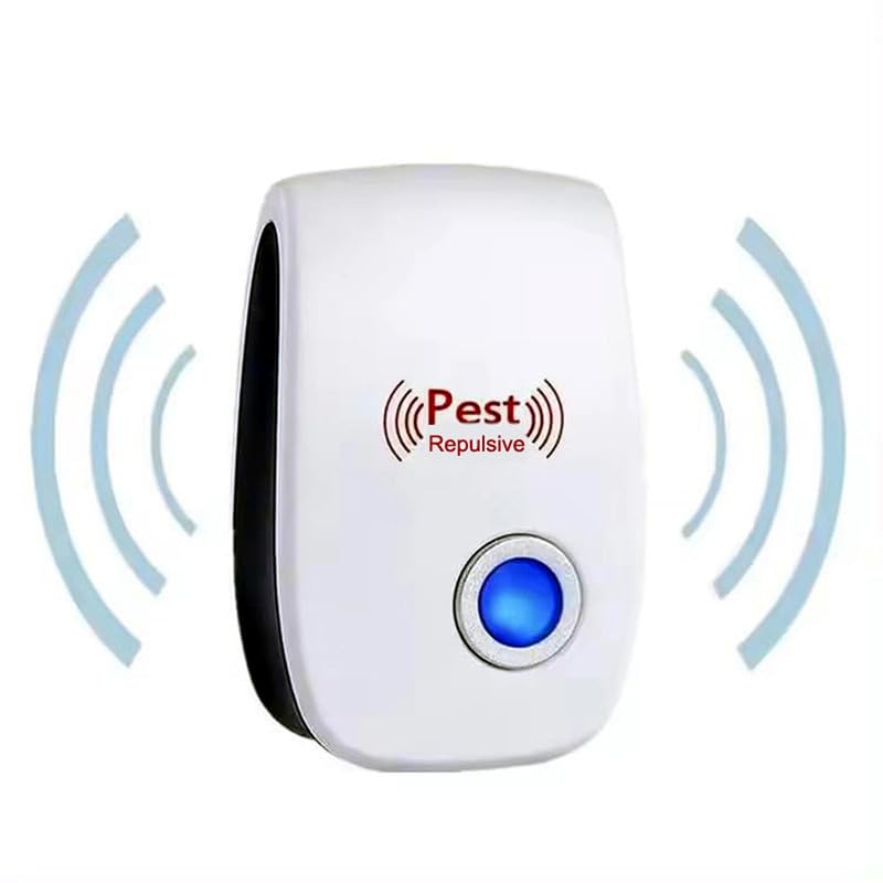 Image of Ultrasonic Electric Pest Repellent Machine to Repel Lizard, Rat, Cockroach, Mosquito, Home Pest & Rodent Repelling Aid for Reject Ants for Reject Insect Mosquito Killer (Pack of 01)