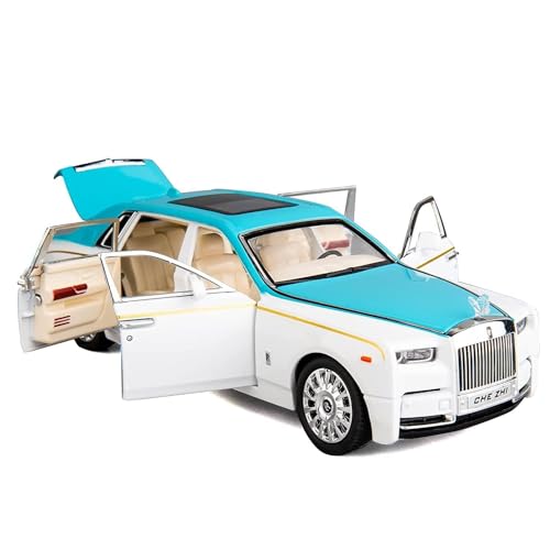 Image of Kids Toy car 1:24 Die cast Metal Toy car RR Model Pull Back Metal Cars with 4 Openable Doors Light and Musical Sound (Multi)
