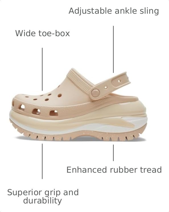 Image of Crocs Unisex Adult Mega Crush Clogs