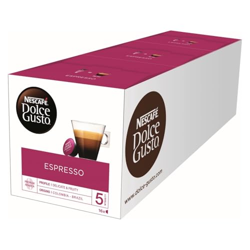Nescafé Dolce Gusto cápsulas Espresso   48 tazas de café   adecuado para 48 tazas de café   tazas Dolce Gusto