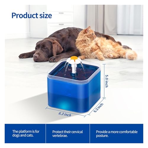 Fuente de Agua Automática 2L para Mascotas con Luz LED USB miniatura 4