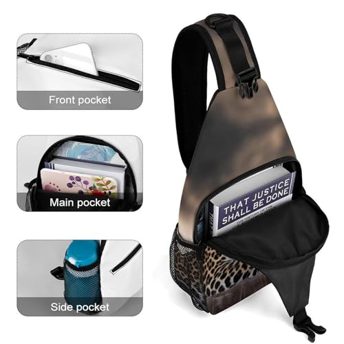 Mochila Deportiva African Animal Sling Bag 38x20 cm miniatura 4