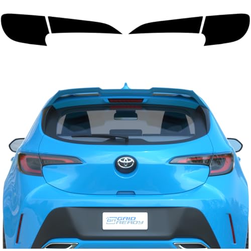 Tail Light Tint Compatible with 2019-2022 Toyota Corolla Hatchback