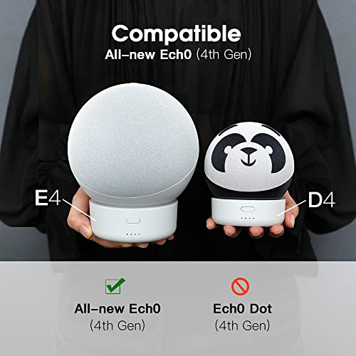 Base de bateria de Ech0 4ª Geração Premium, base de bateria GGMM E4 de capacidade de 10000 mAh, para