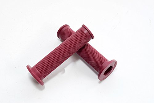 Grips moto Ariete Vintage 70 bordeaux pour guidon de moto ancienne